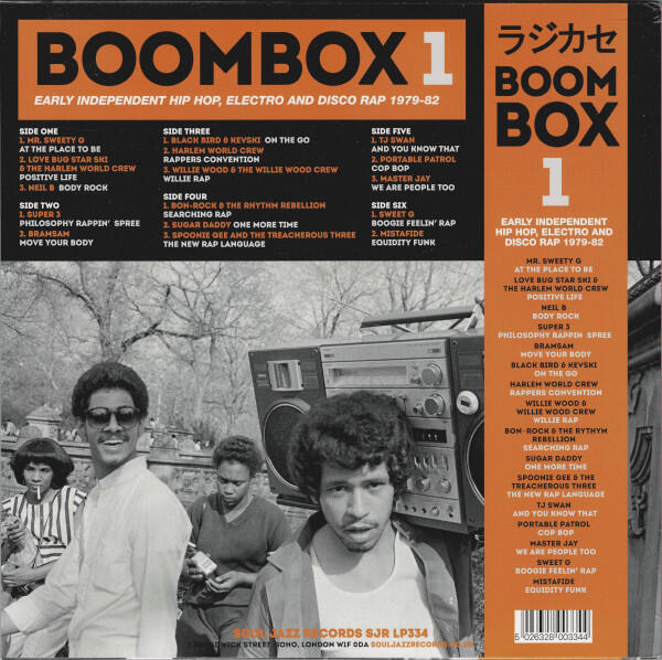 Various – Boombox 1 (Early Independent Hip Hop, Electro And Disco Rap 1979-82)