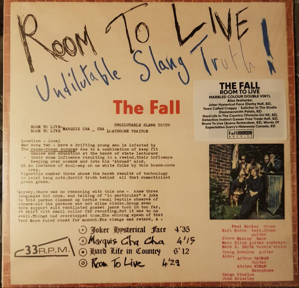 The Fall - Room To Live