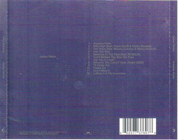 James Blake – Assume Form