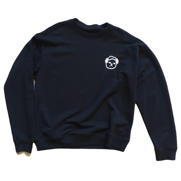 Sweater Preto / Gato Branco