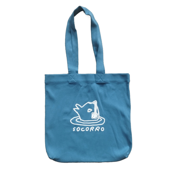Tote Bag Azul / Branco