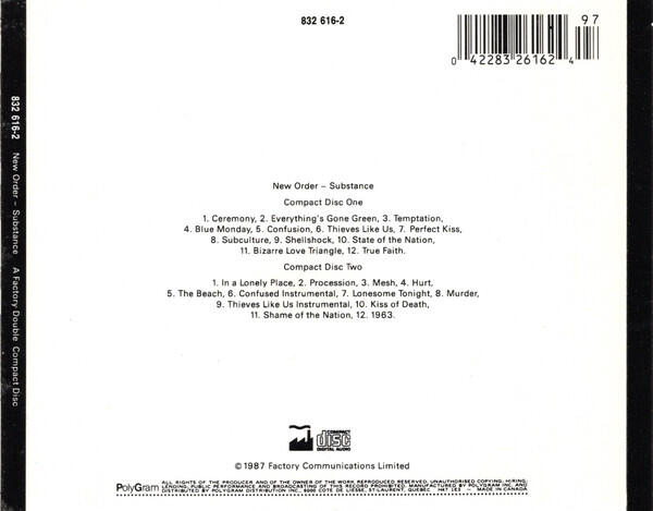New Order - Substance
