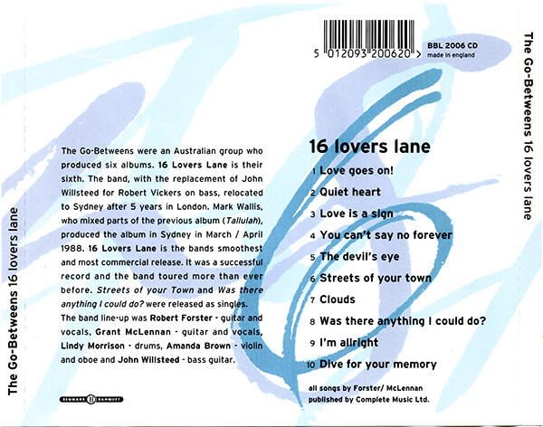 The Go-Betweens - 16 Lovers Lane
