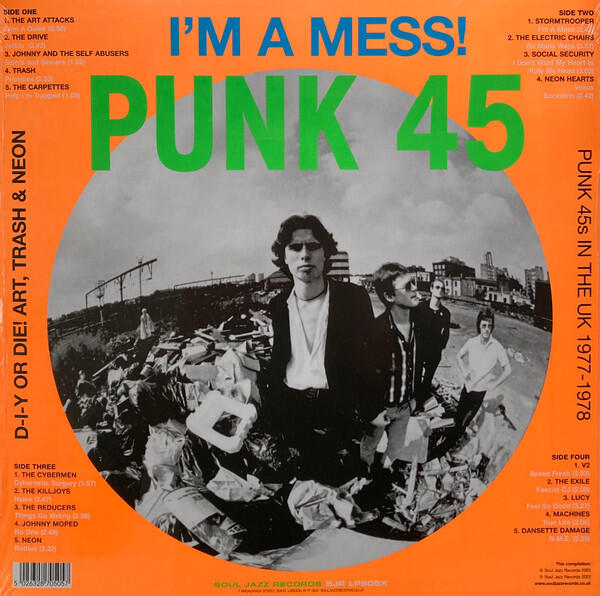 Various - Punk 45: I'm A Mess! D-I-Y Or Die! Art, Trash & Neon – Punk 45s In The UK 1977-78