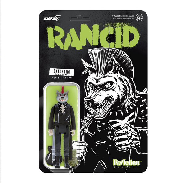 RANCID SKELETIM WOLF HEAD