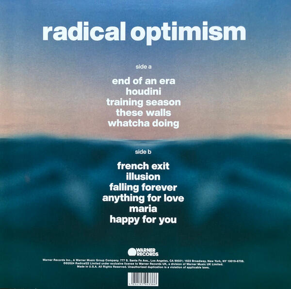 Dua Lipa - Radical Optimism